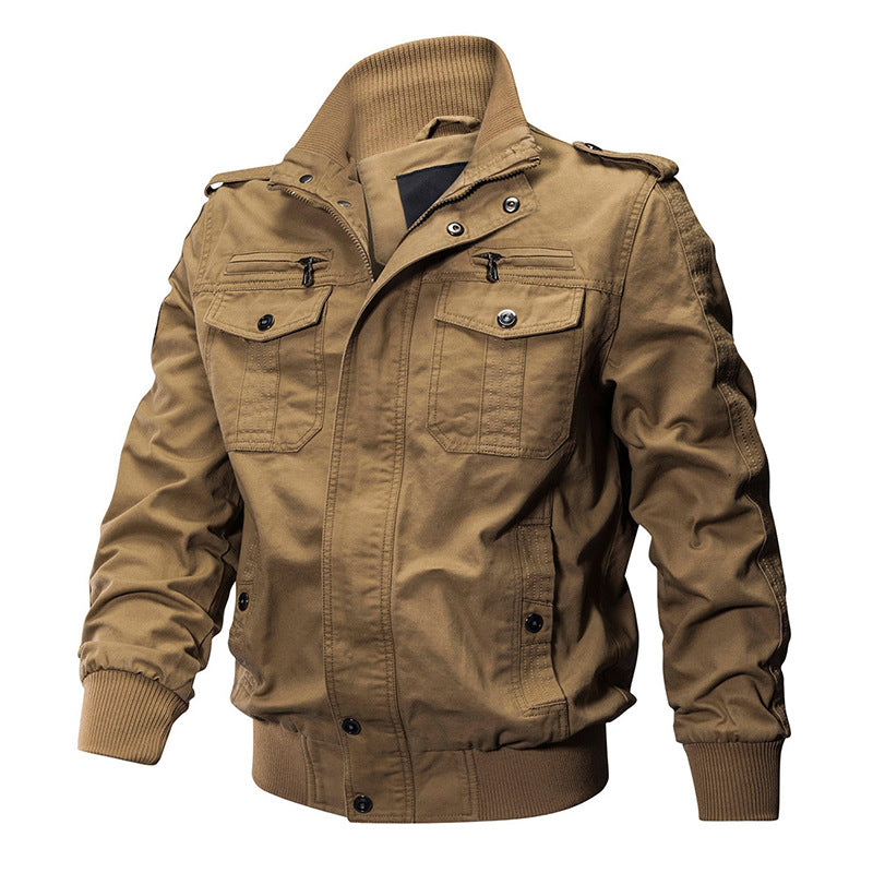 Men's Military Cargo Bomber Jacket