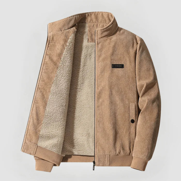 Carl™ | Warm Classic Fleece-Lined Corduroy Jacket