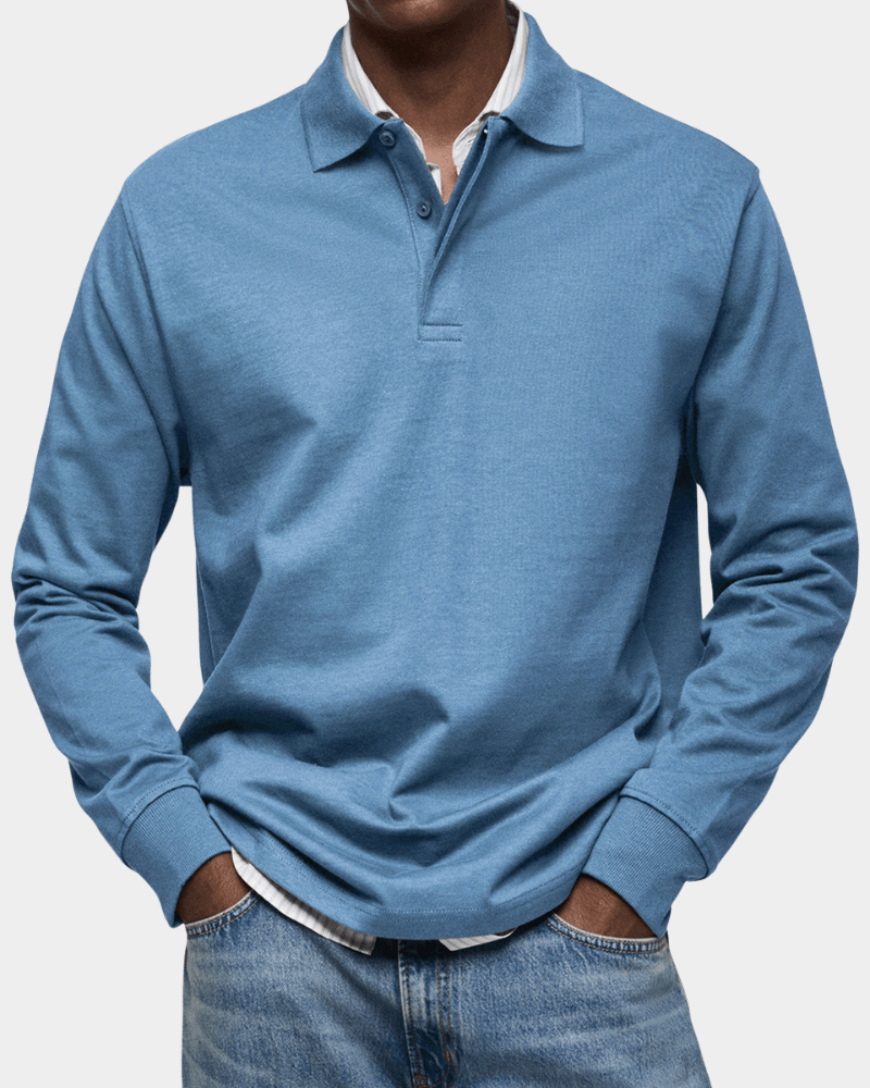 Chandail polo classique d'automne pour homme