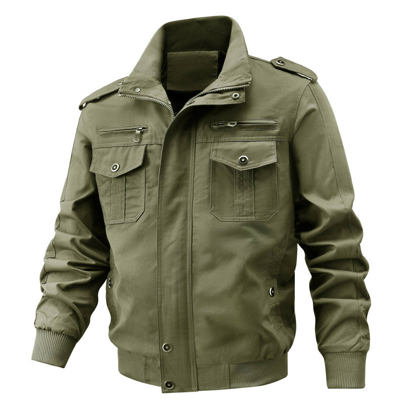 Men's Military Cargo Bomber Jacket