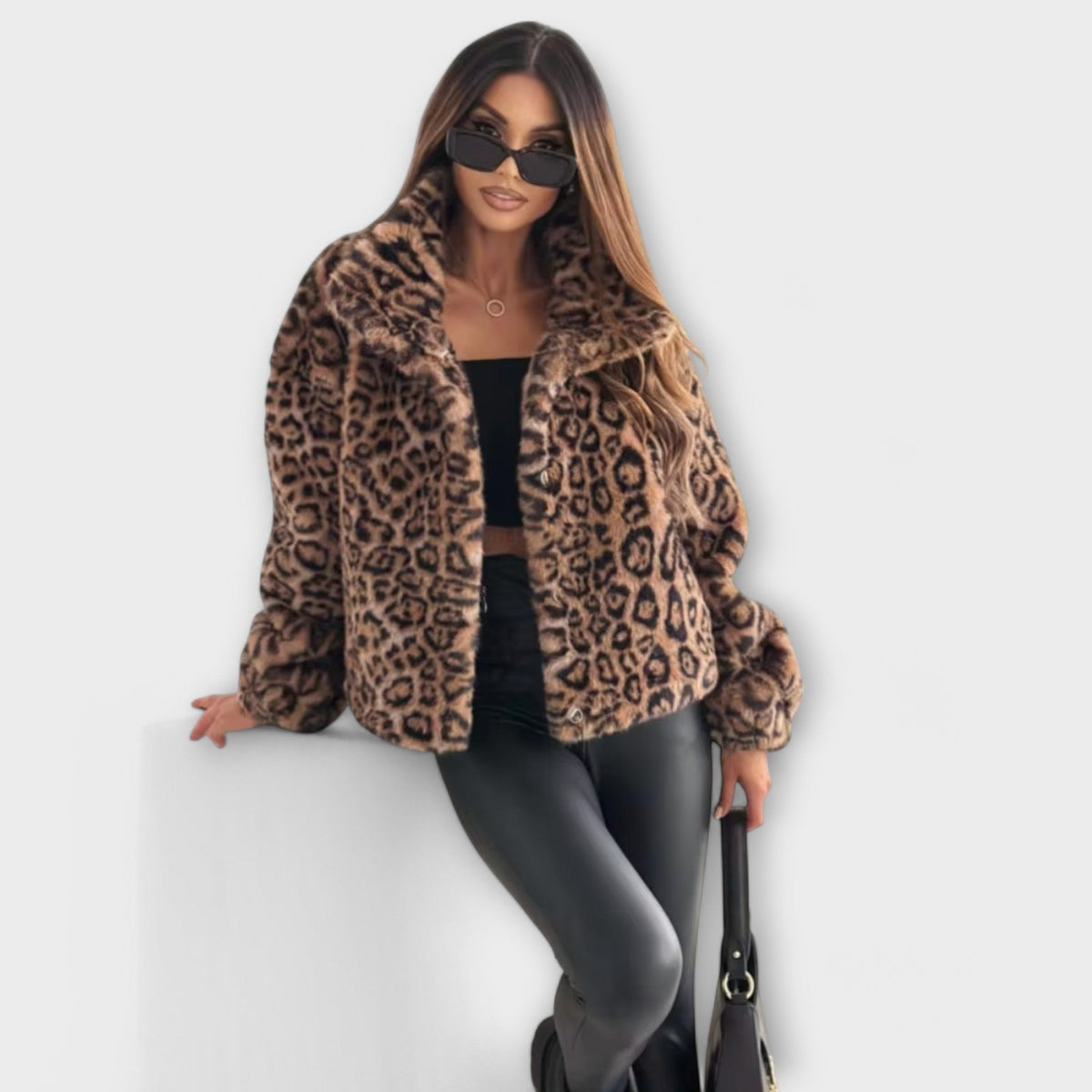 Blouson en similicuir