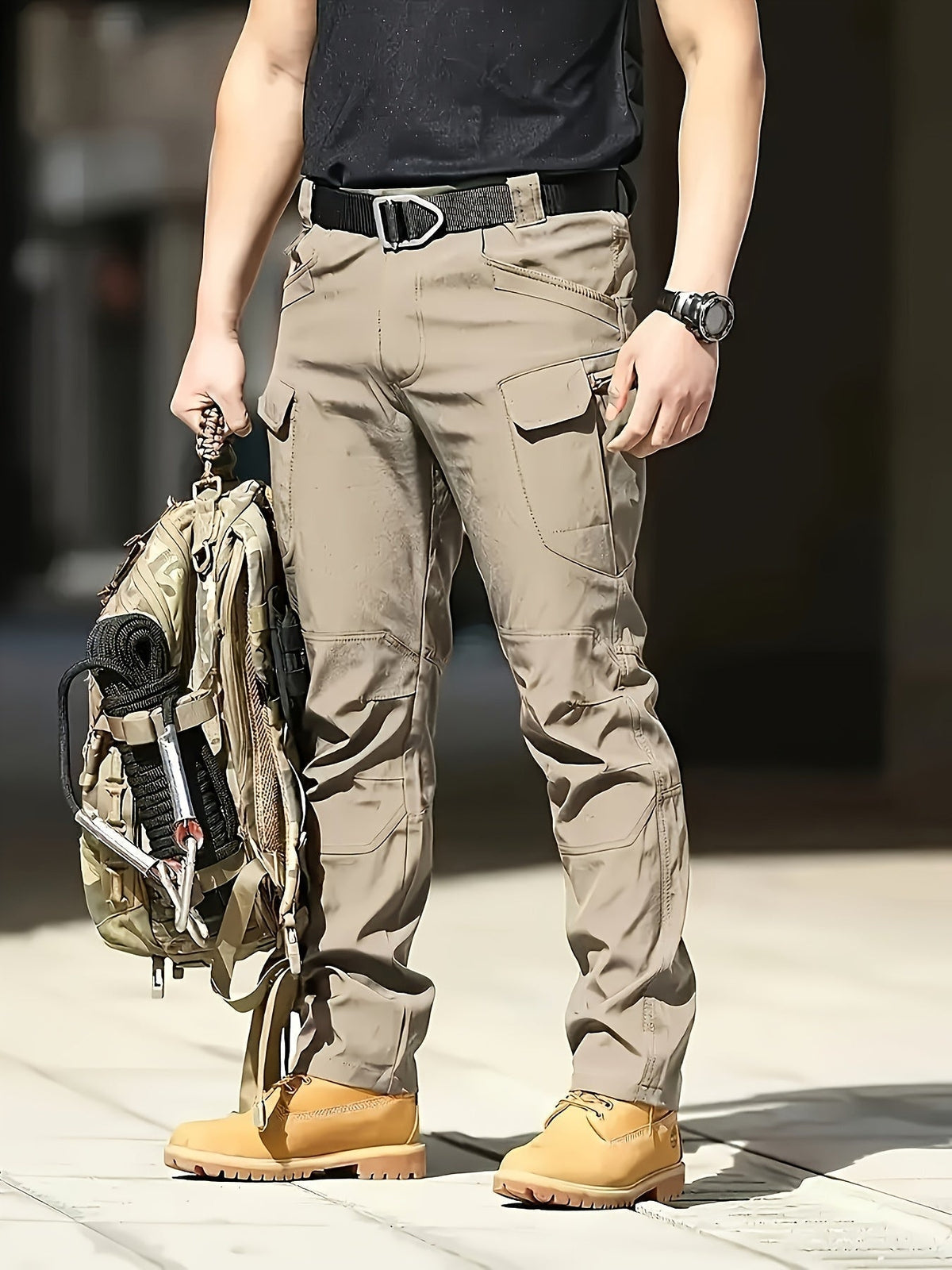 Rugged Multi-Pocket Tactical Pants