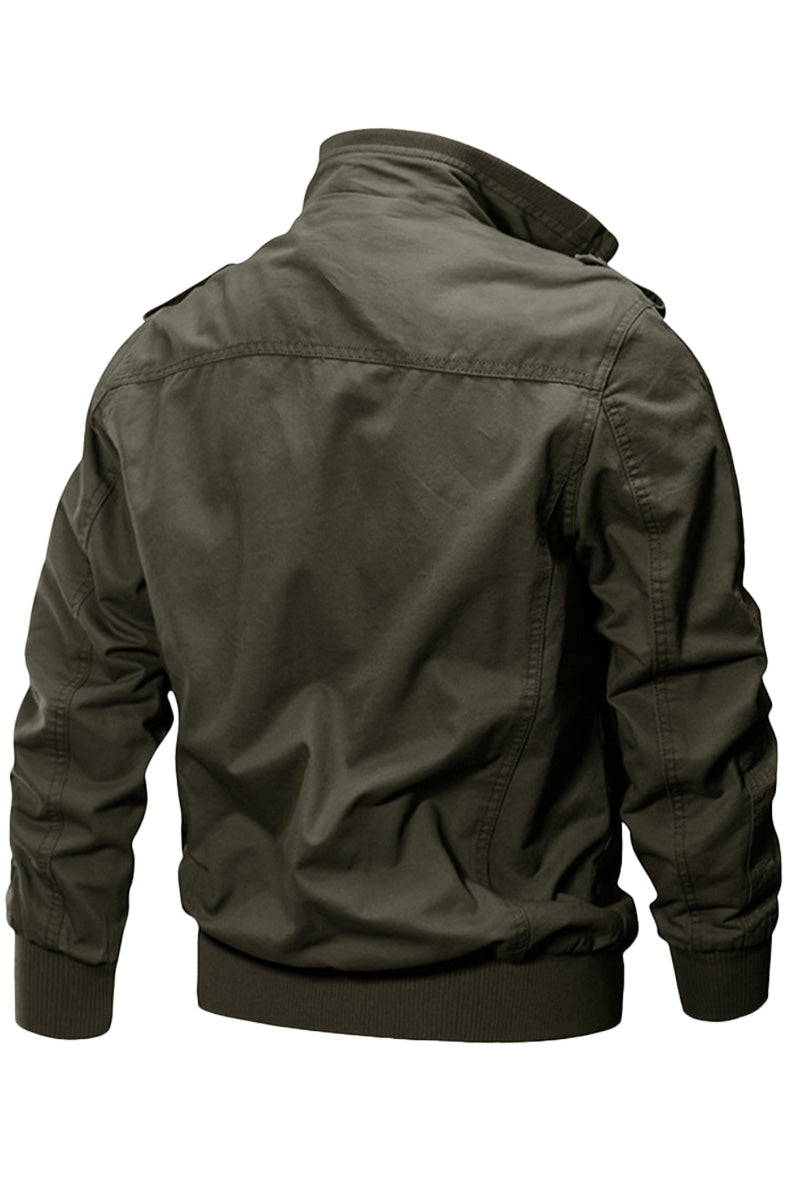 Men's Military Cargo Bomber Jacket