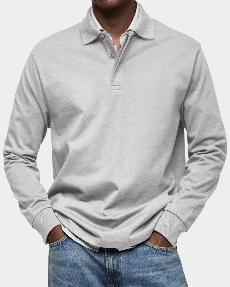 Chandail polo classique d'automne pour homme
