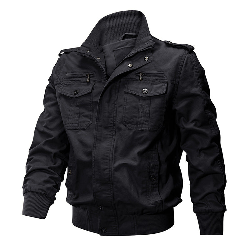 Men's Military Cargo Bomber Jacket