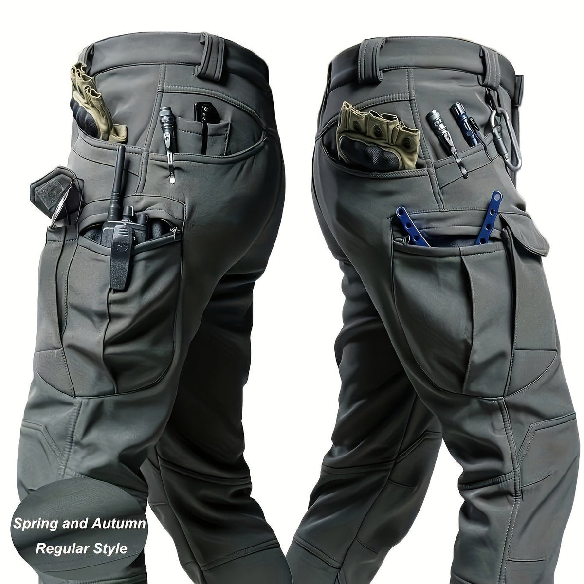 Rugged Multi-Pocket Tactical Pants