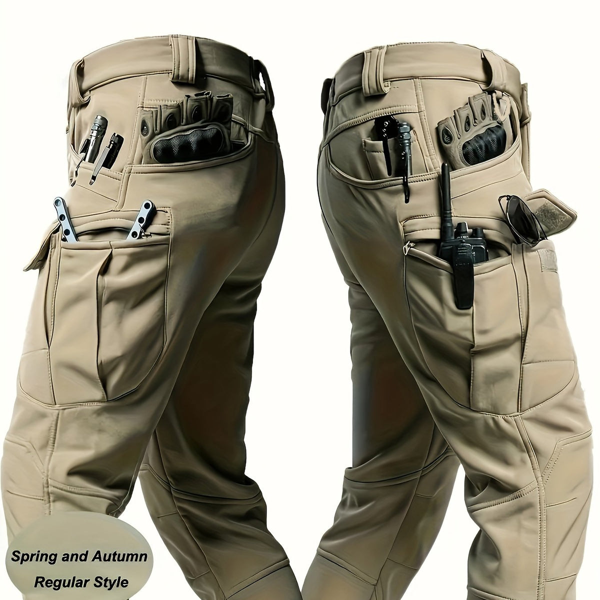 Rugged Multi-Pocket Tactical Pants