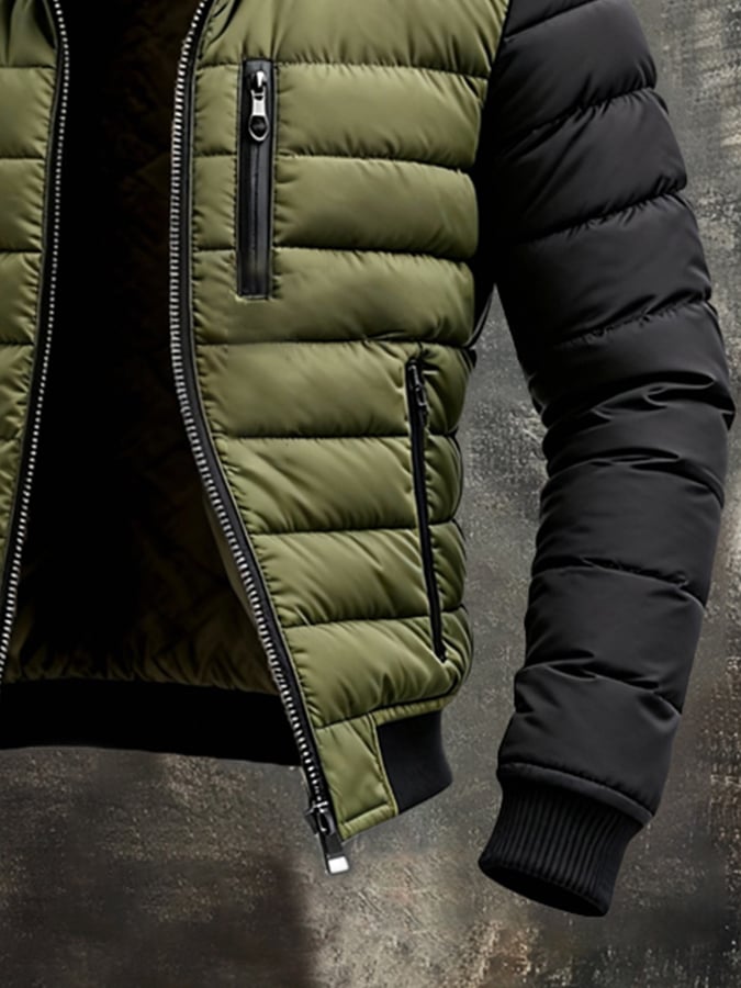 Quilted Zipper Jacket