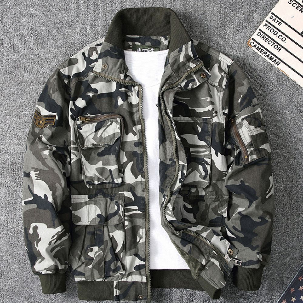 Men's Rugged Fleece-Lined Outdoor Jacket