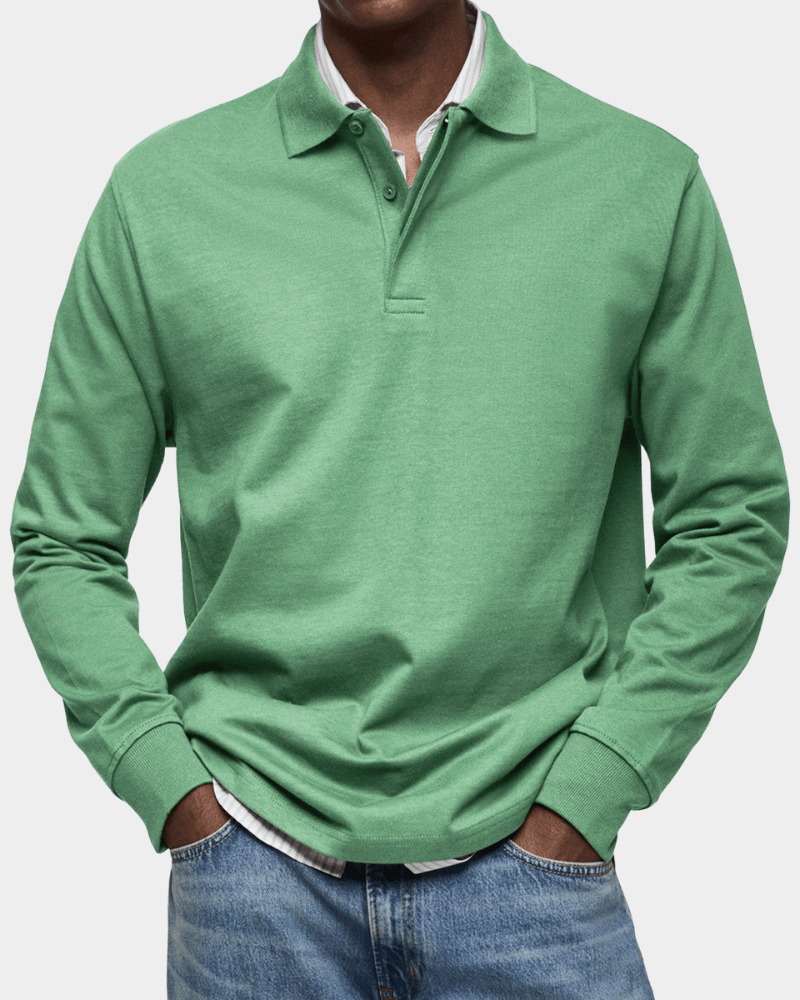Chandail polo classique d'automne pour homme