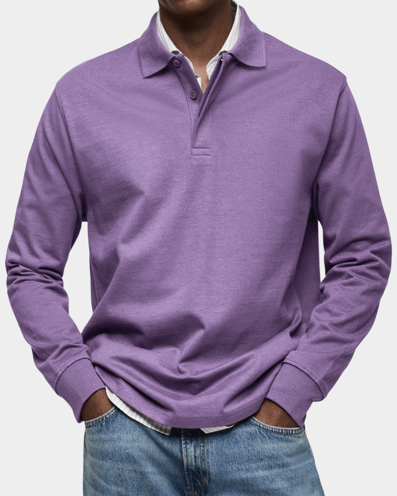 Chandail polo classique d'automne pour homme