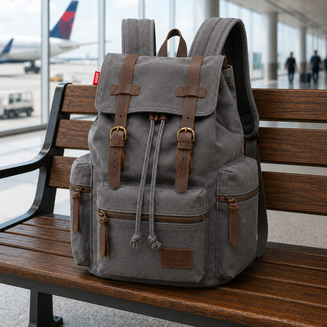 Rugged Multi-Pocket Travel Backpack