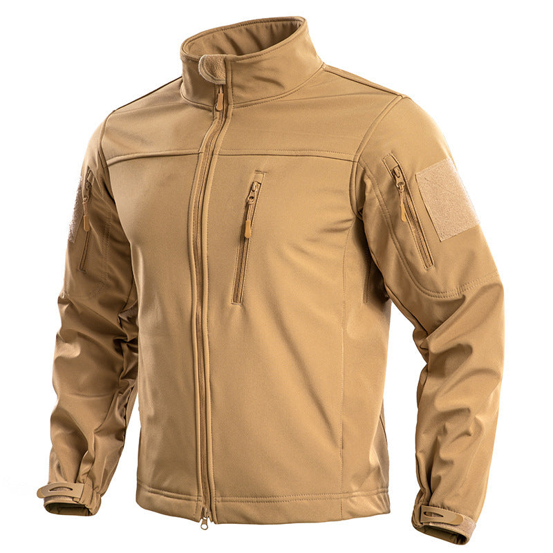 Men's Tactical Fleece-Lined Softshell Jacket