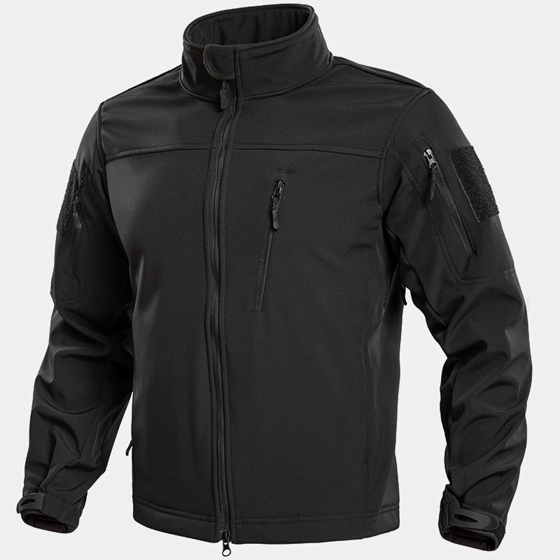 Men's Tactical Fleece-Lined Softshell Jacket