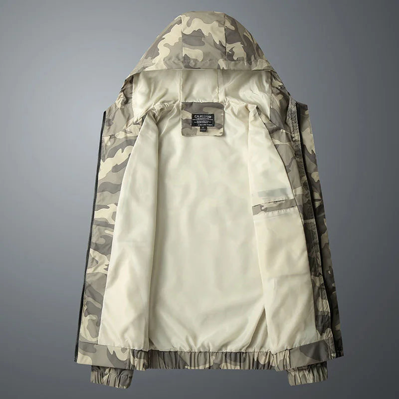 Keith™ | Classic Camo Hooded Jacket