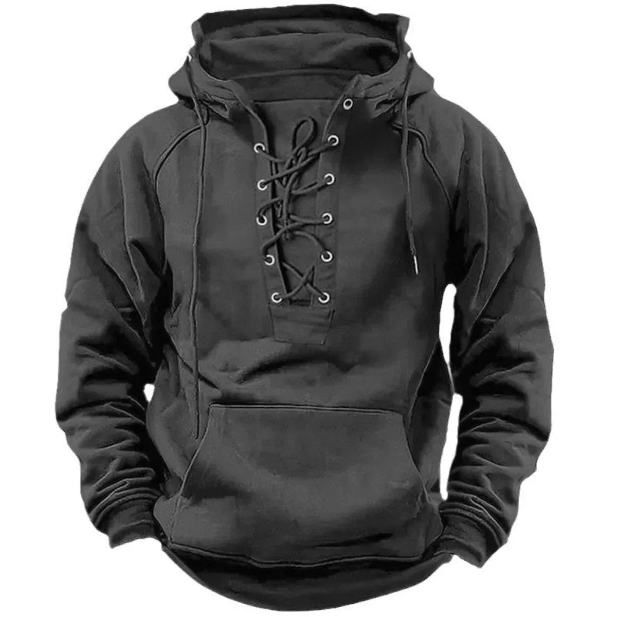 Tactical Lace-Up Hoodie