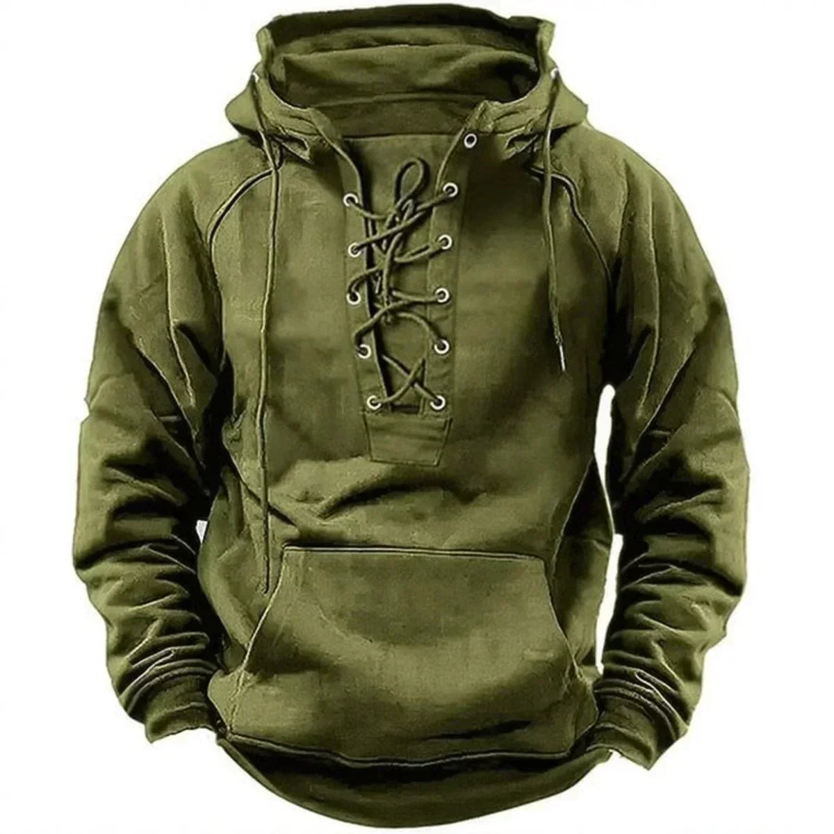 Tactical Lace-Up Hoodie