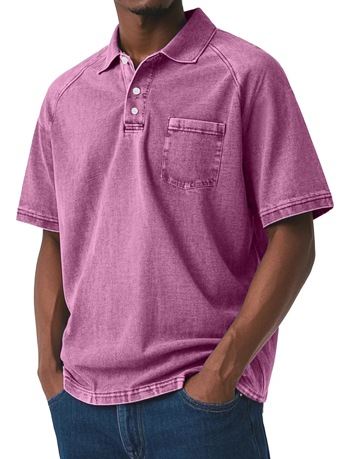 Men's Vintage Style Polo Shirt