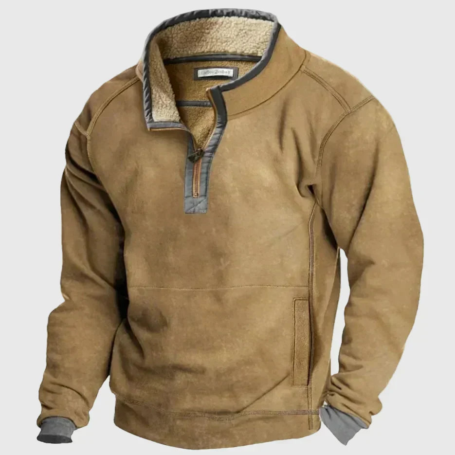 Men's Tactical Knit Half-Zip Sweater