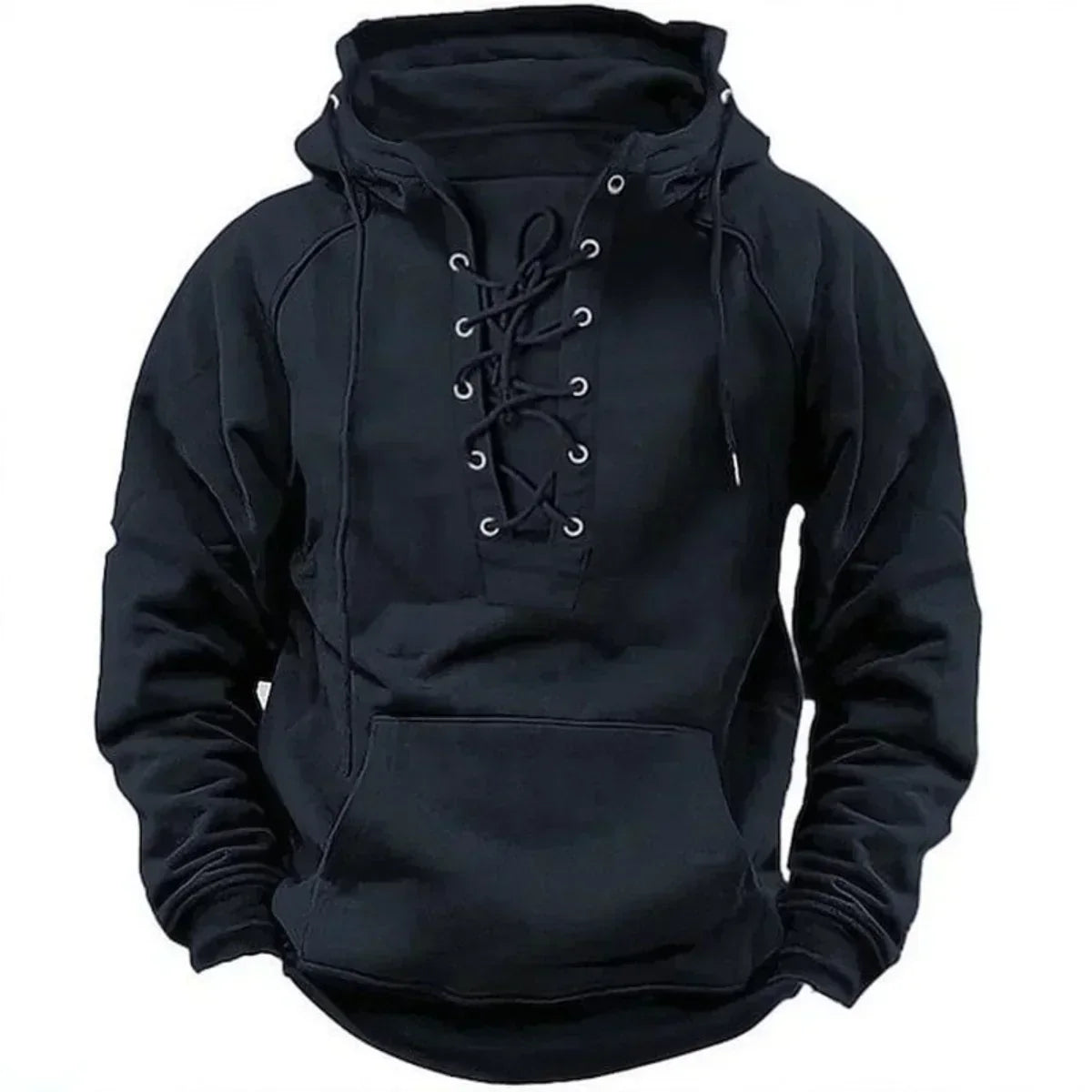 Tactical Lace-Up Hoodie