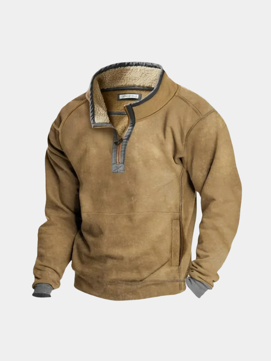 Men's Tactical Knit Half-Zip Sweater