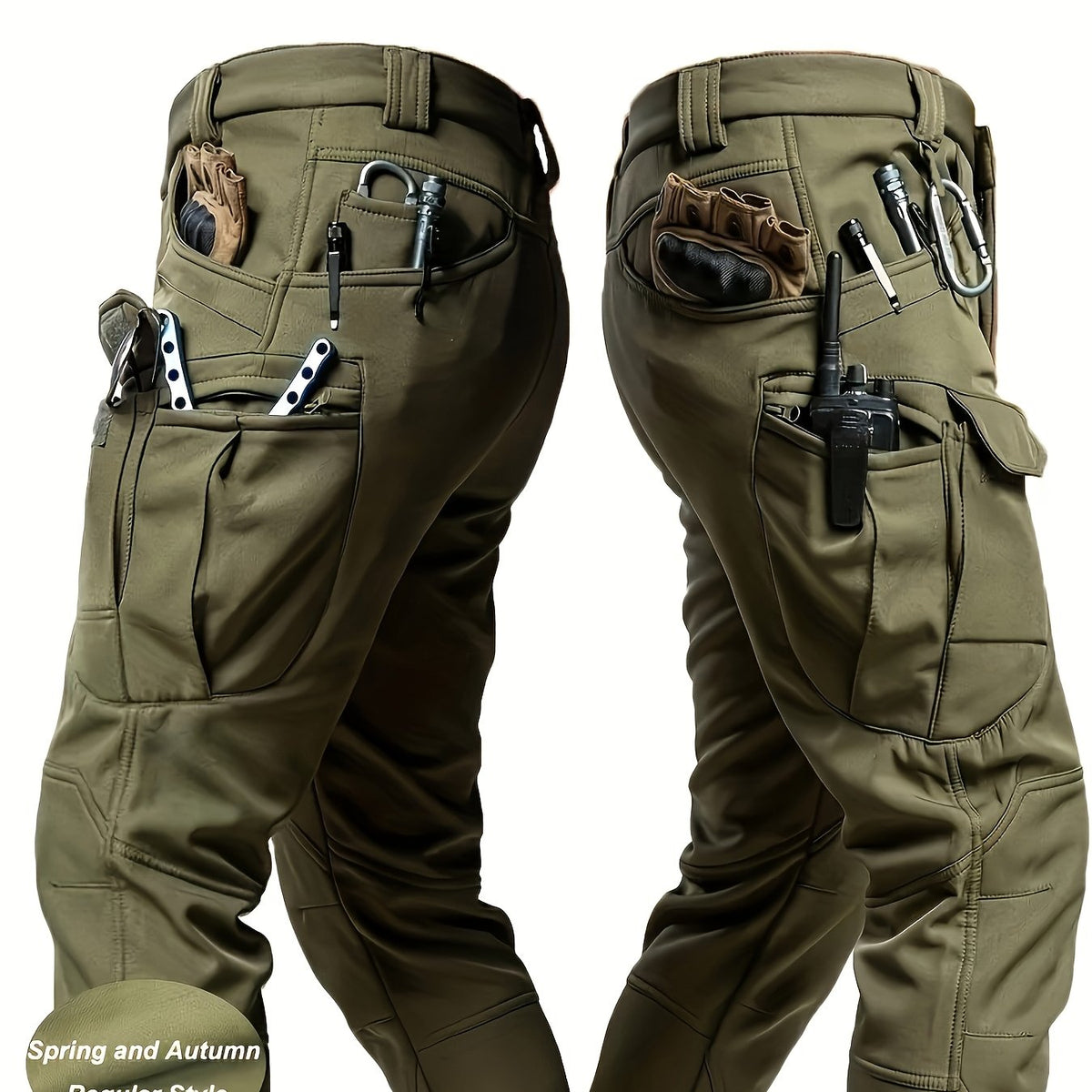 Rugged Multi-Pocket Tactical Pants