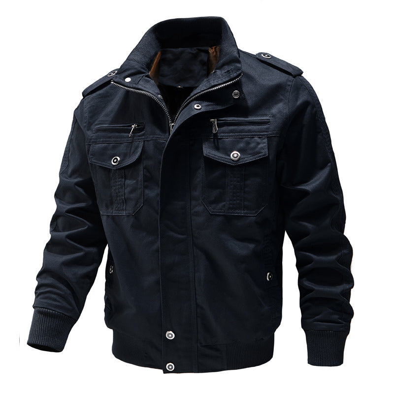 Men's Military Cargo Bomber Jacket