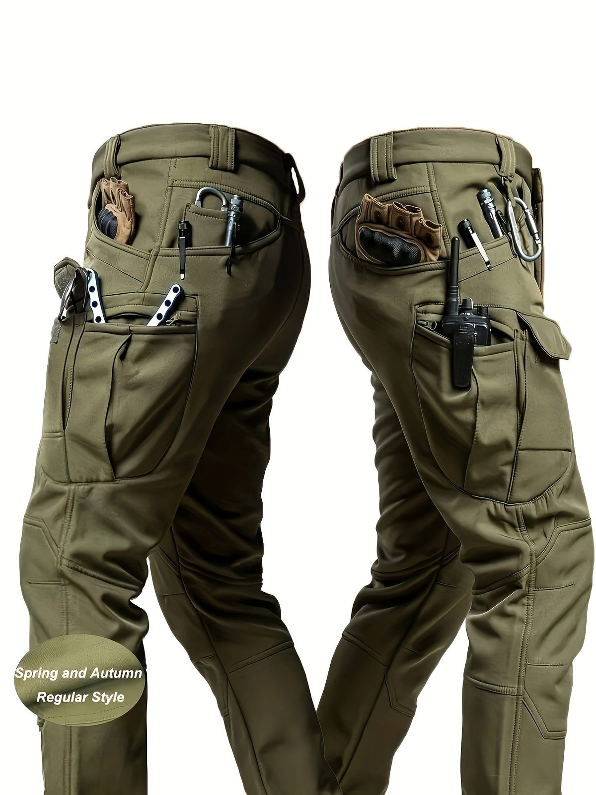 Rugged Multi-Pocket Tactical Pants