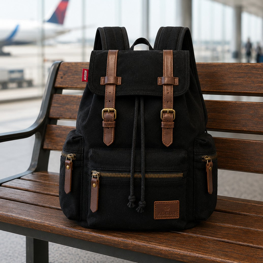 Rugged Multi-Pocket Travel Backpack