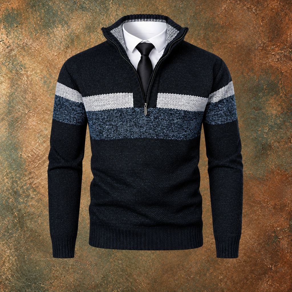 Sherpa-Lined Leather Jacket