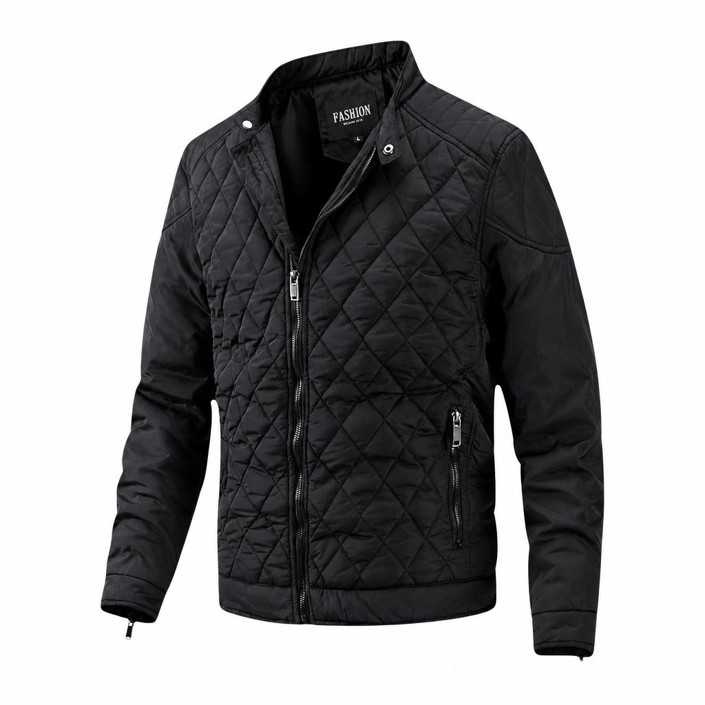 John™ | Blouson matelassé classique à losanges