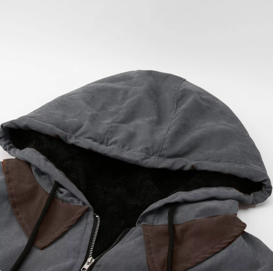 Henry™ | Warm Fleece Lined Hooded Vintage Jacket