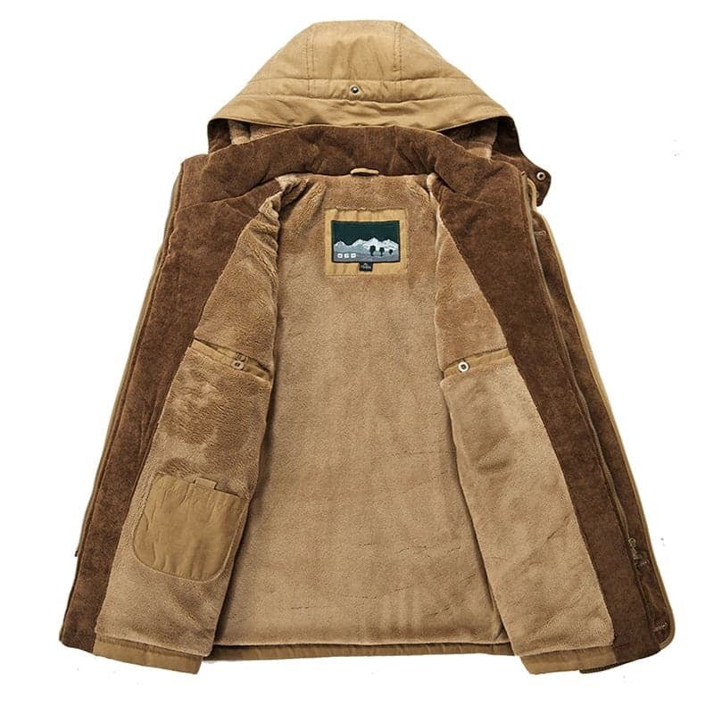 William™ | Warm Fleece Lined Hooded Winter Jacket