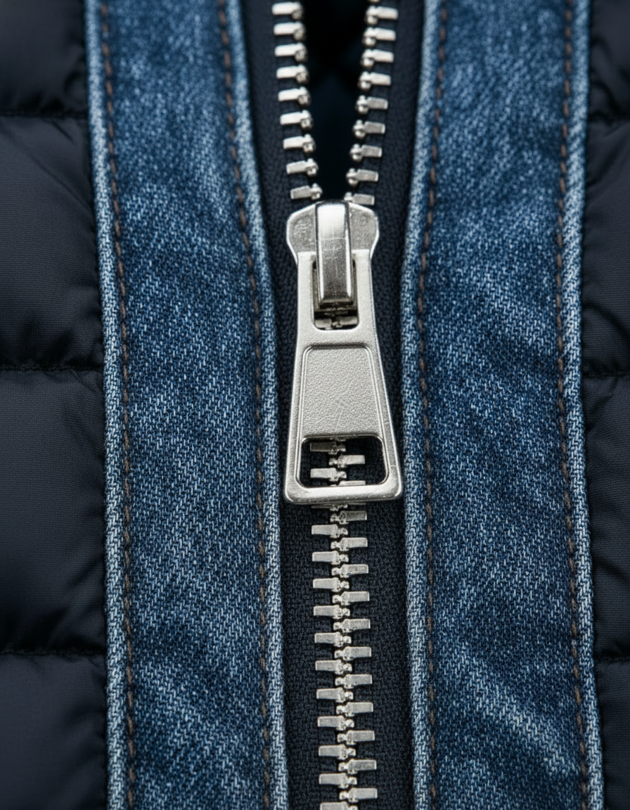 Quilted Denim Hybrid Jacket