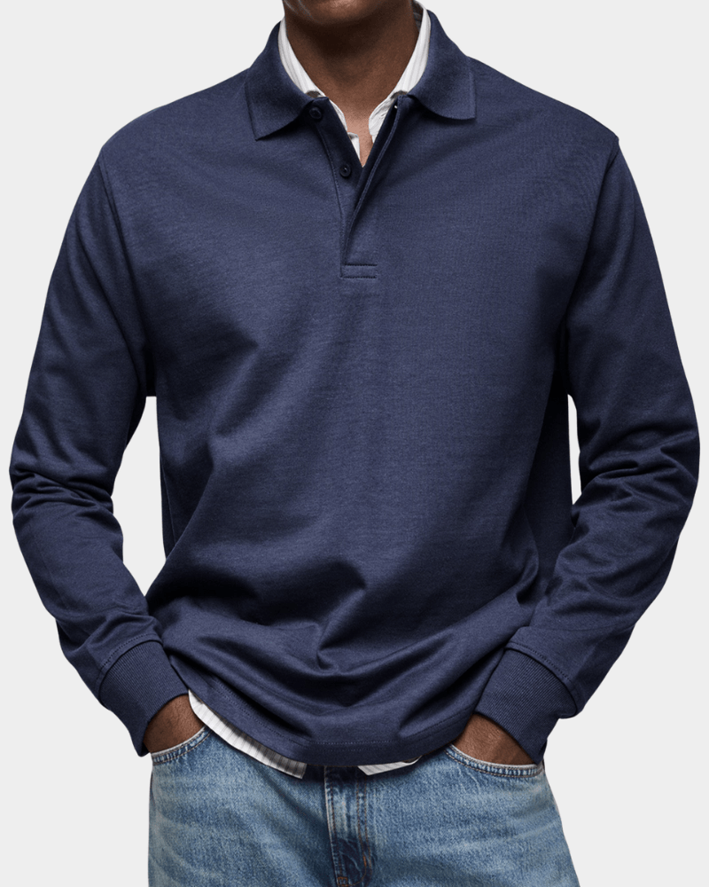Chandail polo classique d'automne pour homme