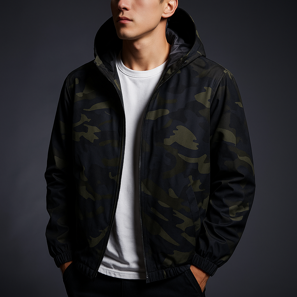 Keith™ | Classic Camo Hooded Jacket