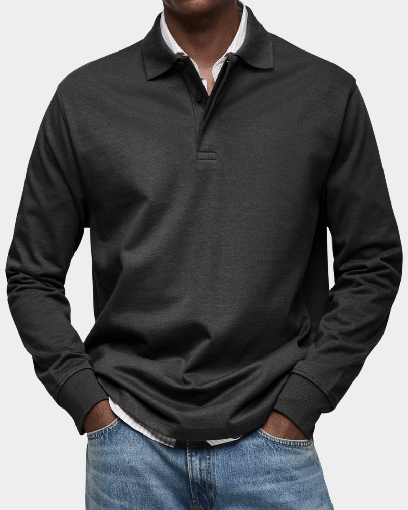 Chandail polo classique d'automne pour homme