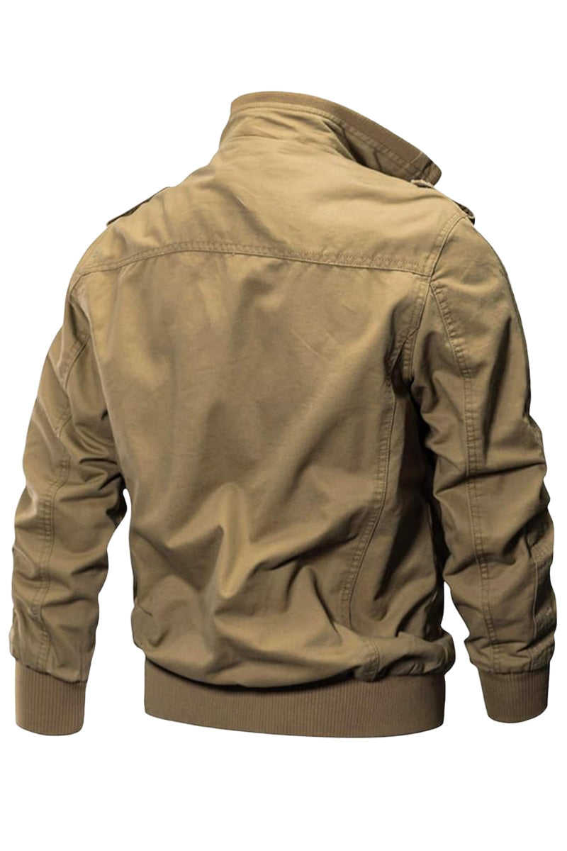 Men's Military Cargo Bomber Jacket