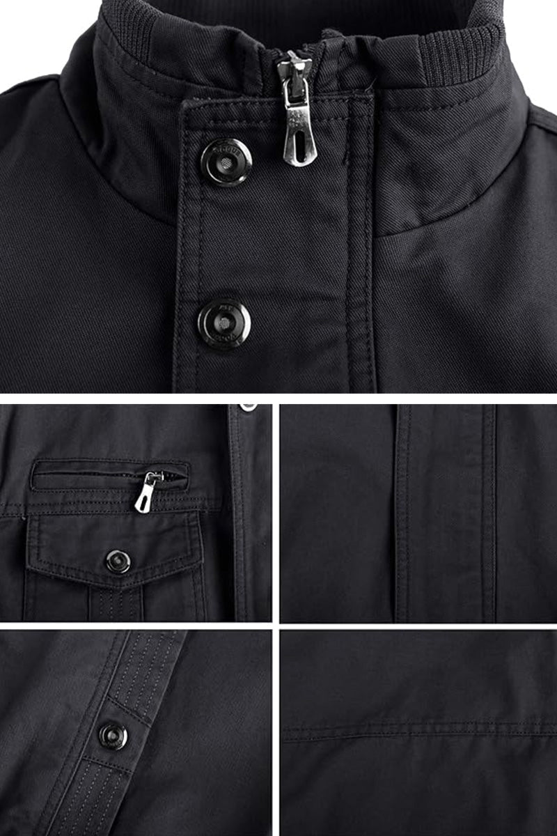 Men's Military Cargo Bomber Jacket