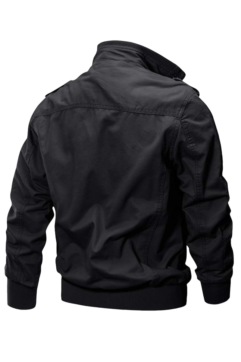Men's Military Cargo Bomber Jacket