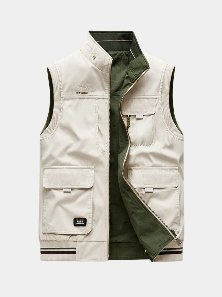 Gilet en coton haut de gamme pour hommes