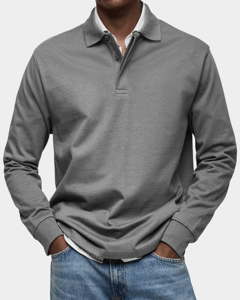 Chandail polo classique d'automne pour homme