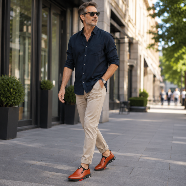 Souliers habillés classiques pour hommes avec semelle antidérapante