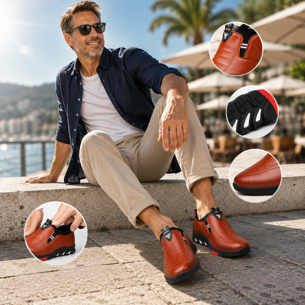 Souliers habillés classiques pour hommes avec semelle antidérapante
