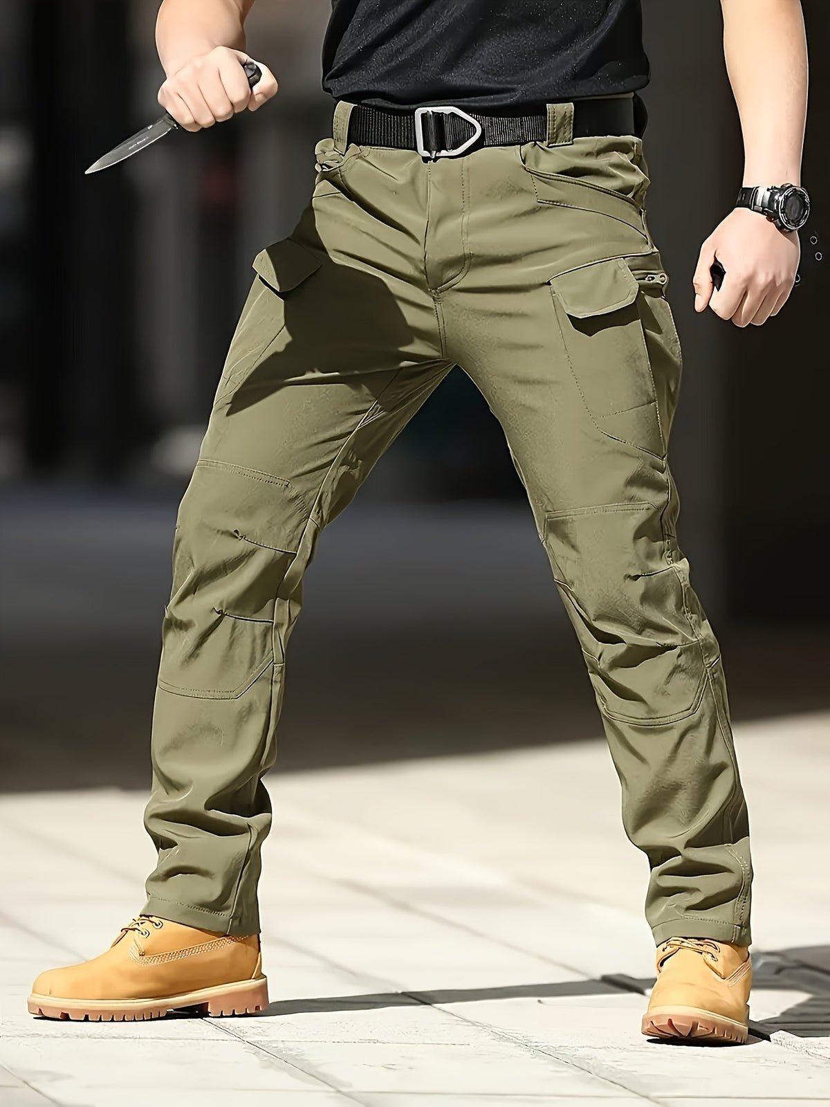 Rugged Multi-Pocket Tactical Pants