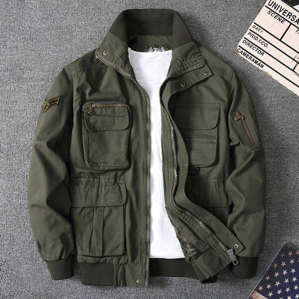 Men's Rugged Fleece-Lined Outdoor Jacket
