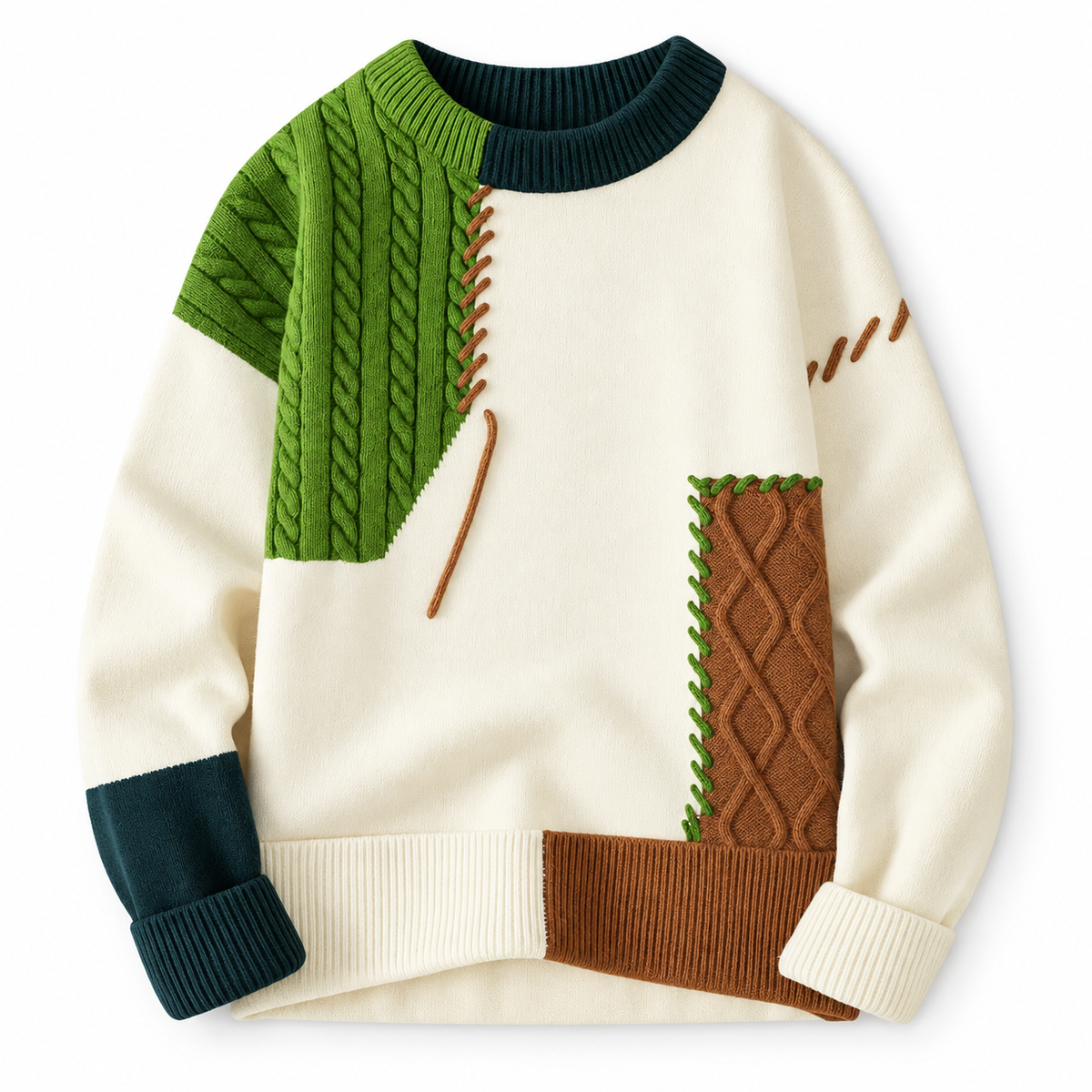 #Color_Green/White/Brown