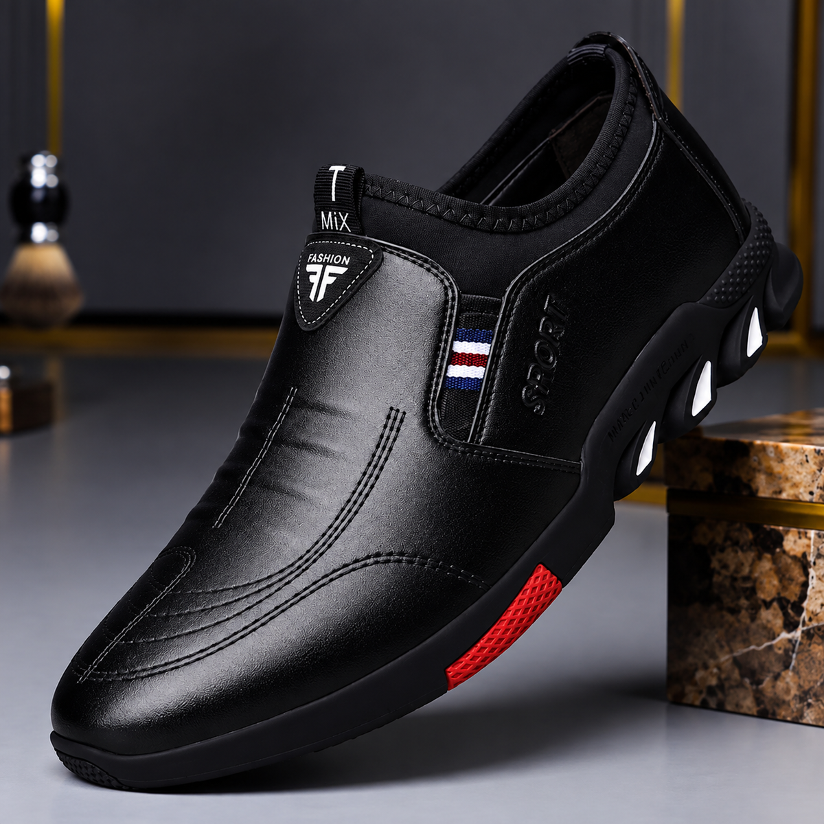 Souliers habillés classiques pour hommes avec semelle antidérapante