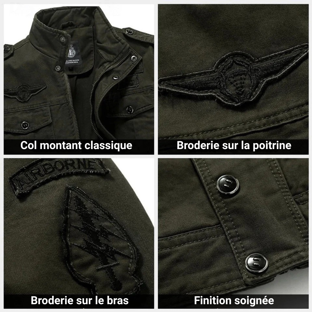 Men's Stand Collar Field Jacket