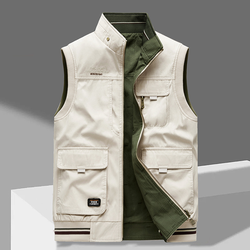Gilet en coton haut de gamme pour hommes